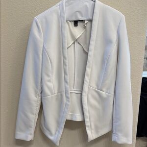 Elegant Banana Republic White Women's Blazer